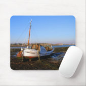 Vissende boot op Guernsey Muismat (Met muis)