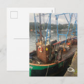 Vissende boot, Tobermory, Isle of Mull, Schotland Feestdagenkaart (Voorkant / Achterkant)