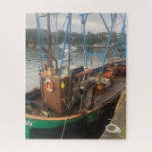 Vissende boot, Tobermory, Isle of Mull, Schotland Legpuzzel (Verticaal)