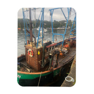 Vissende boot, Tobermory, Isle of Mull, Schotland Magneet