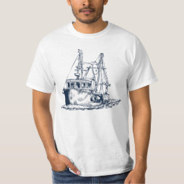 Vissende boot/ Vissende boot T-shirt