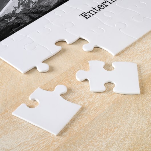 Vissende boot voor de Tafelberg Legpuzzel (Zijkant)