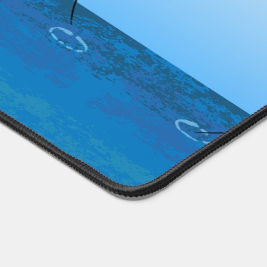 Vissende bootpinguïns - schattige pinguïn cartoon bureaumat (Hoek)