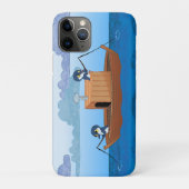 Vissende bootpinguïns - schattige pinguïn cartoon Case-Mate iPhone case (Achterkant)