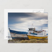 Vissende boten briefkaart (Voorkant / Achterkant)