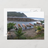 Vissende boten briefkaart (Voorkant / Achterkant)