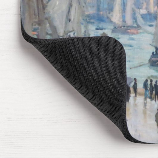 Vissende boten die de haven verlaten | Claude Mone Muismat (Hoek)