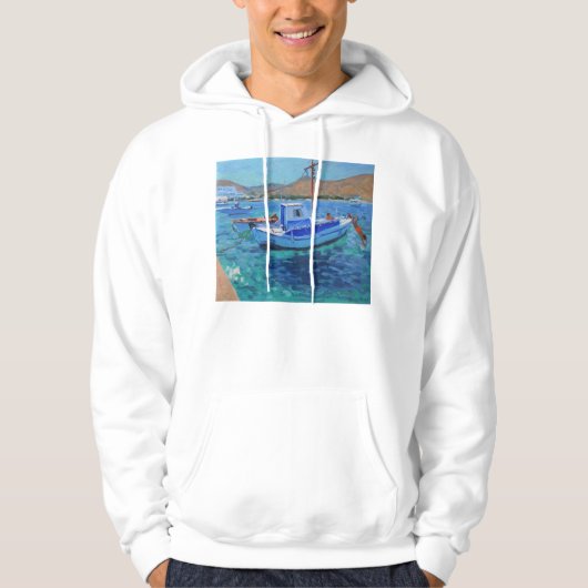 Vissende boten hoodie (Voorkant)