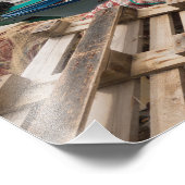 Vissende boten in de haven van Castellammare del G Foto Afdruk (Hoek)