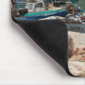 Vissende boten in de haven van Castellammare del G Muismat (Hoek)