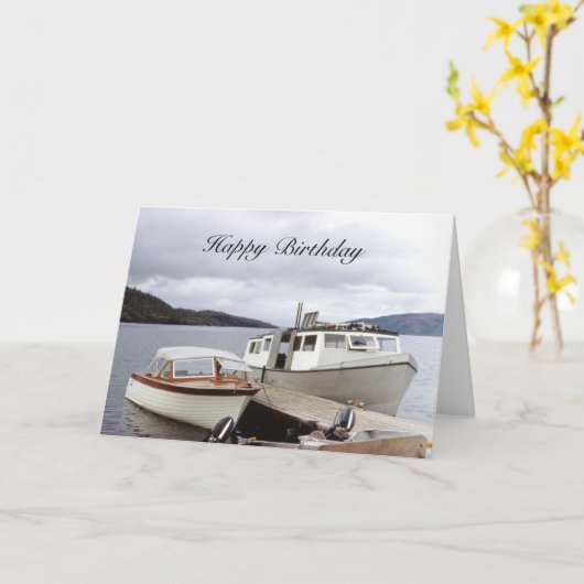  Vissende boten Kaart (Gele Bloem)