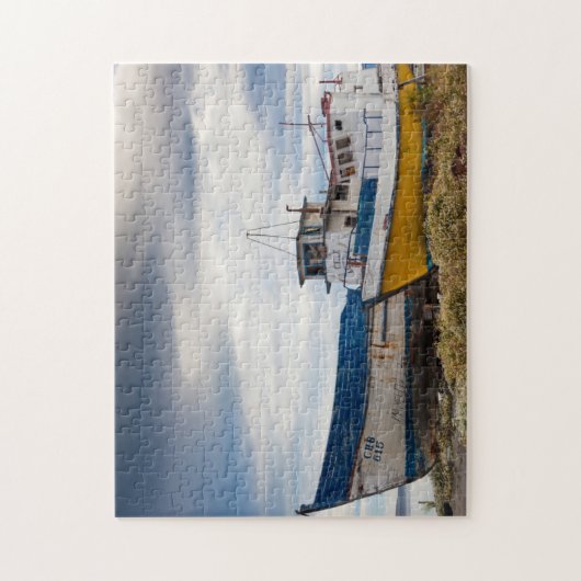 Vissende boten legpuzzel (Verticaal)