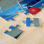 Vissende boten legpuzzel (Zijkant)