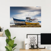 Vissende boten poster (Thuiskantoor)