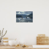 Vissende boten, Ullapool, Schotland Poster (Keuken)