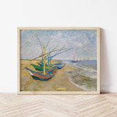 Vissende boten | Vincent Van Gogh Poster