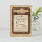 Vissende Britse partij Rustige visrod Uitnodiging (Staand voorkant)