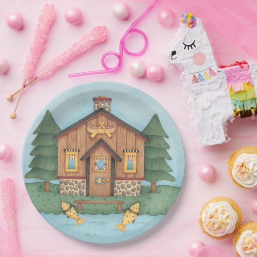 Vissende Cabine Papieren Bordje (Feest)