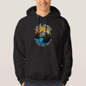 Vissende Camping Lakeview Lake James Hoodie (Voorkant)