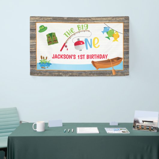 Vissende First Birthday Banner (Beurs)