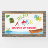 Vissende First Birthday Banner (Horizontaal)