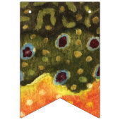 Vissende forel vlaggetjes (Eerste vlag)