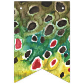 Vissende forel vlaggetjes (Derde vlag)