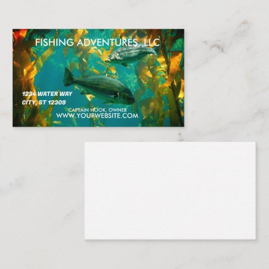 VISSENDE INDUSTRIE VISITEKAARTJE (Voorkant / Achterkant)