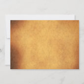 Vissende jachtthema 50e verjaardag kaart (Achterkant)