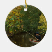 Vissende Jongen (door Hans Andersen Brendekilde) Keramisch Ornament (Voorkant)