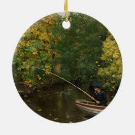 Vissende Jongen (door Hans Andersen Brendekilde) Keramisch Ornament