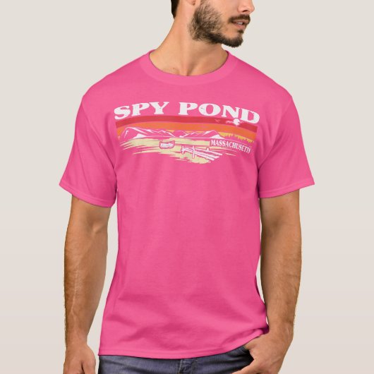 Vissende kampeerlak Vacation Spy Pond T-shirt (Voorkant)