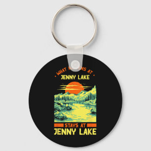 Vissende kampeermeren Vacation Jenny Lake Sleutelhanger