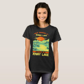 Vissende kampeermeren Vacation Jenny Lake T-shirt (Voorkant volledig)