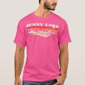 Vissende kampeermeren Vacation Jenny Lake T-shirt (Voorkant)
