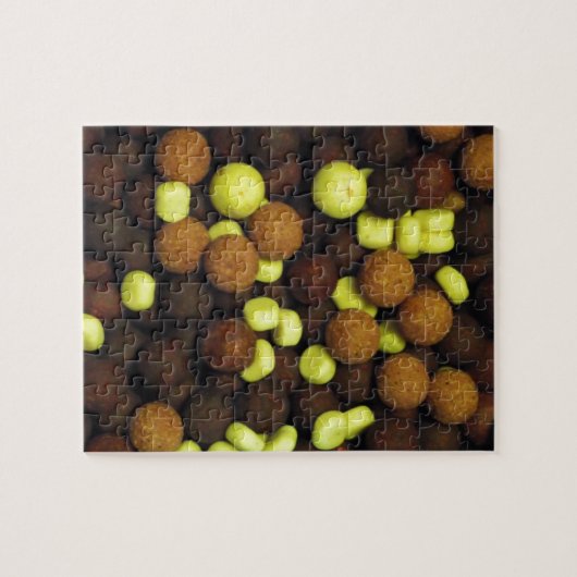 Vissende karper — galgen 2 legpuzzel (Horizontaal)