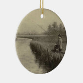  Vissende kunst Keramisch Ornament (Rechts)