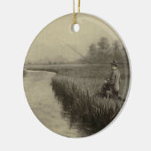  Vissende kunst Keramisch Ornament (Links)