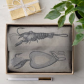  Vissende Lures over de ontkoppeling van Sepia Tissuepapier (Geschenk)