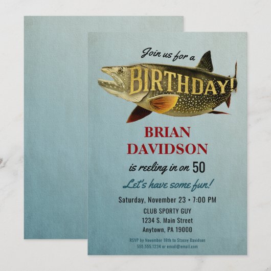 Vissende Mannen aanloopvisserij Kaart (Voorkant / Achterkant)