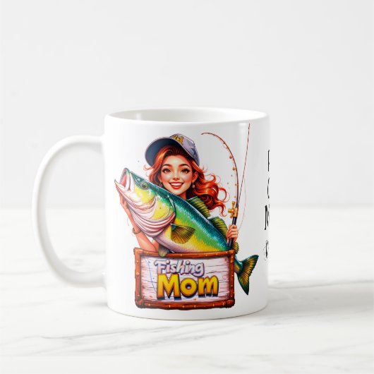 Vissende Moeder Koffiemok (Links)