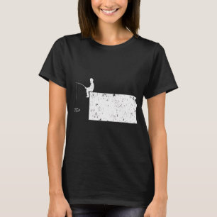 Vissende Moeder KS Bass Vissen Humor Vissende Vade T-shirt
