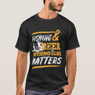 Vissende moeder KY Bass vissen humor vissen vader T-shirt
