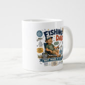 Vissende Papa  Grote Koffiekop (Voorkant rechts)