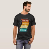 Vissende Papa T-shirt (Voorkant volledig)