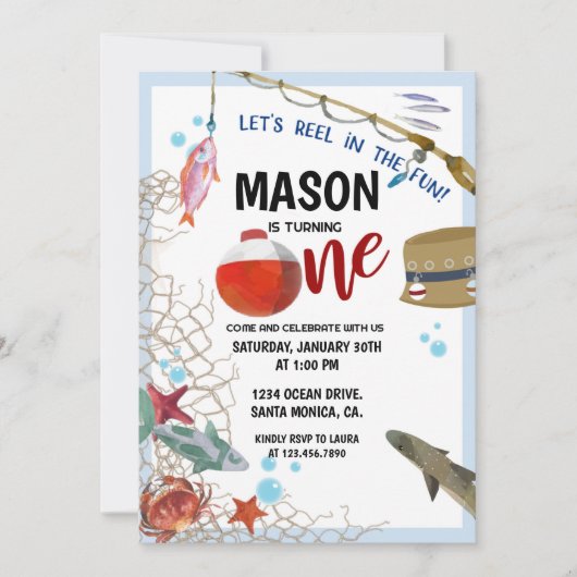 Vissende partij, Eerste verjaardag, GEVIST Kaart (Voorkant)