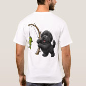 Vissende Puppy  T-shirt (Achterkant)