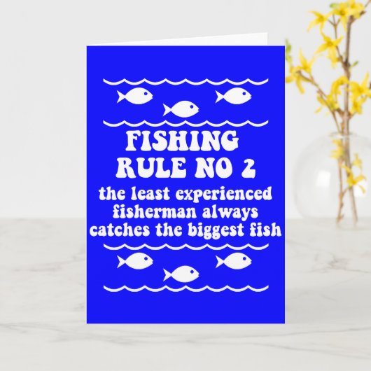 Vissende regel nr. 2 kaart (Gele Bloem)