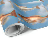 Vissende Regen Cadeaupapier (Rol Hoek)