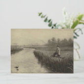  Vissende rivier Kaart (Staand voorkant)